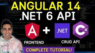 ANGULAR 14 .NET 6 API | COMPLETE WEB APP TUTORIAL With Angular Material 14 & Entity Framework