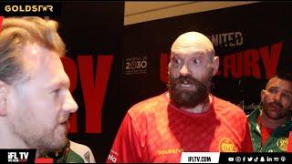 'OUTWORKED THE C***, WON BY 3 ROUNDS' - TYSON FURY RAGES OVER LOSS w/ BEN DAVISON AFTER USYK DEFEAT