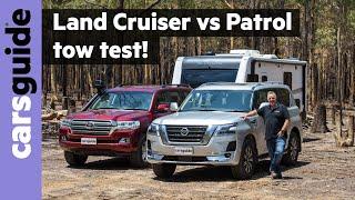 Land Cruiser 200 Series GXL vs Nissan Patrol Ti-L: towing comparison review