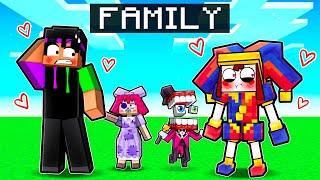 Having a DIGITAL CIRCUS Family in Minecraft! (The Amazing Digital Circus)