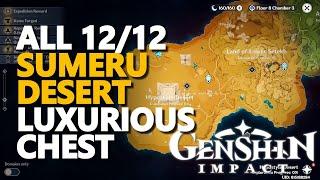 All Sumeru Desert Luxurious Chest Genshin Impact