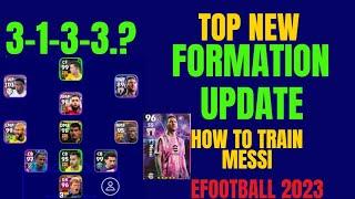 TOP NEW FORMATION UPDATE EFootball 2023 Mobile | 31333 Formation EFootball 23