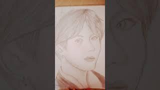 BTS jungkook drawing Khushi art and craft