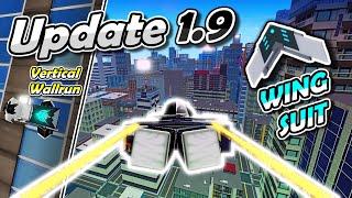 Roblox Parkour New Update 1.9 Summary. [WINGSUIT, VERTICAL WALLRUNNING, BUFFS, AND MORE]