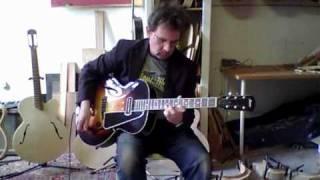 Slaman ES-150 eXtra made for Keith Hodges; amplified