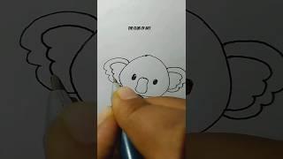 #easy koala bear drawing, cute koala ,