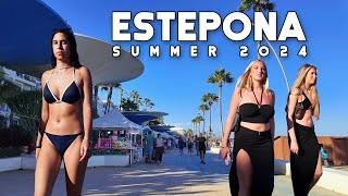 Estepona Spain Beautiful Town Summer 2024 July Update Costa del Sol | Málaga [4K]