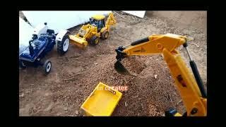 mini jcb 5cx fully sand hmt tractor  loding mr royal creator