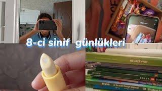 8-ci Sinif Günlükleri //Ad Günü //Məktəb //Dərslər🩷#anasayfayadüş