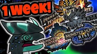 I tried to Beat Every MH Game in 1 week...