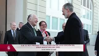 Su Majestad el Rey preside la apertura de la XV edición del Spain Investors Day (SID)