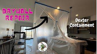 How To Repair A Damaged Ceiling #drywallrepair #ceilingrepair #handyman #kitchenceiling #howtodiy