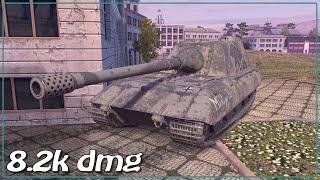 JgPz Mighty • 3 frags • 8.2k dmg • WoT Blitz