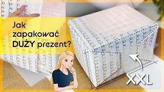 Jak zapakować DUŻY prezent w papier? Tutorial krok po kroku.