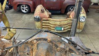 1947  Chevy Truck- Inspecting Dana Dually rearend. Prepping for 12 valve Cummins install.