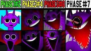 Phase 1 VS Phase 2 VS Phase 3 VS Phase 4 VS Phase 5 VS Phase 6 VS Phase 7 in Incredibox Sprunki!