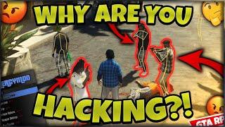 BLATANTLY USING CHEATS IN GANG SERVERS (GTA RP)