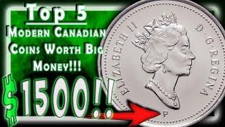 Top 5 Most Valuable Modern Coins - Rare Canadian Coins in Your Pocket Change