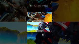 TRANSFORMERS AOE | OPTIMUS PRIME TRANSFORMATION | BAYVERSE VS FORTNITE