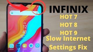 Infinix Hot 7/8/9 Slow Internet Fix | Internet Settings 4G Apn Create Tecno Infinix