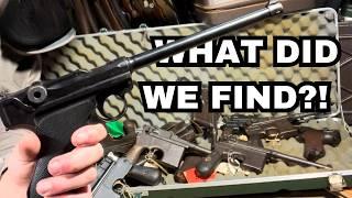 ABANDONED RARE P08 Lugers & C96 Broomhandles!!!