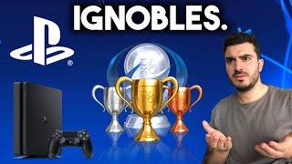 CES TROPHÉES PS4 LES PLUS HORRIBLES!