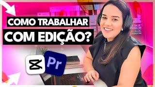 ‍ 5 PASSOS para COMEÇAR A TRABALHAR COM EDIÇÃO DE VÍDEOS | Thaeditado