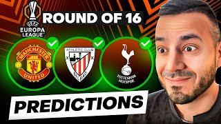 THE BEST Europa League Round of 16 Predictions! 