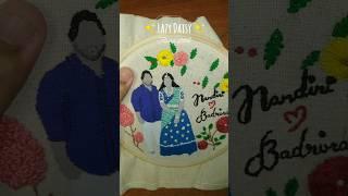 Lazy Daisy Flower Stitch Embroidery Part 9 | Suno Na Suno Na | #youtubeshorts #shorts #stitch #art