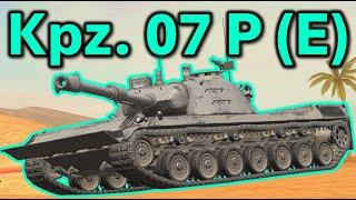 Wot Blitz | Projekt Kpz. 07 P (E): 4 battles in action (No commentary)