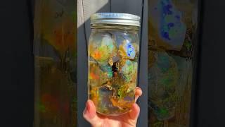 A jar filled with magical Ethiopian Opals, and one has an "Egg" inside!