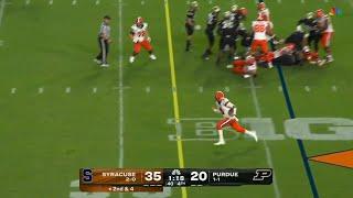 Syracuse QB pulls off some of the smoothest play fakes in college football history 