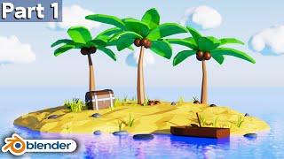 Low Poly Island ️ Part 1 (Beginner Blender Tutorial)