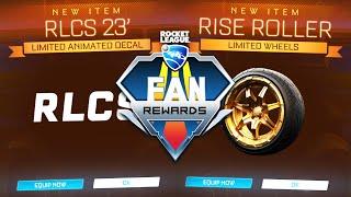 NEW RLCS FAN REWARDS On Rocket League!