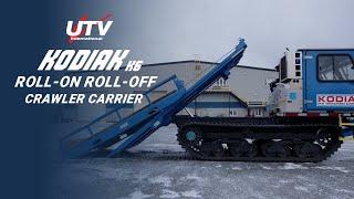 Kodiak K6 - Crawler Carrier with Roll-on Roll-off | Tracked Vehicle for All-Terrain Hauling