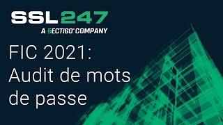 FIC 2021: Audit de mots de passe