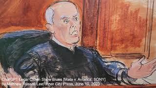 ChatGPT Legal Clown Show Blues [Mata v Avianca, SDNY] by Matthew Russell Lee, Inner City Press, 6/23