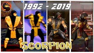 История / Эволюция Scorpion серии Mortal Kombat 1992 - 2019