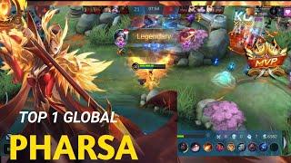 BUILD DAN EMBLEM PHARSA TERSAKIT 2021 - TOP 1 GLOBAL PHARSA MOBILE LEGENDS