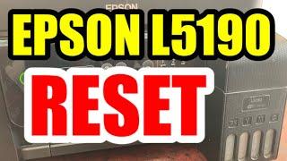 EPSON L5190 HOW TO RESET | GJR Printer Repair
