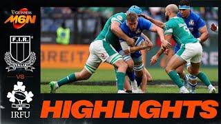 ITALY v IRELAND | 2025 GUINNESS MEN'S SIX NATIONS | RUGBY HIGHLIGHTS