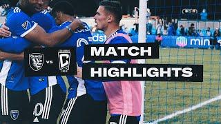 MATCH HIGHLIGHTS: SJ vs Columbus Crew