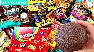 Candy 101 Kit Kat Gold Fudge Gingerbon m&m's protein pringle chips hershey's pretzels