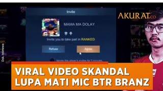 Lupa matikan mic vid asli BTR Branz viral live streaming
