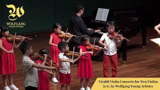 Vivaldi Violin Concerto for Two Violins in G, by Wolfgang Young Artistes