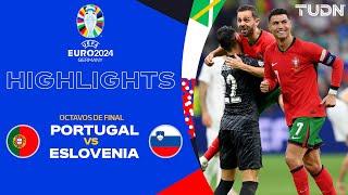 HIGHLIGHTS - Portugal vs Eslovenia | UEFA EURO 2024 - 8vos | TUDN