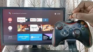 Google TV : How to Connect Gamepad | Game Controller | Wireless Gamepad