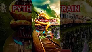 AI Nature Exploration | Travel Discovery | Train Vs Python #lumaai #shorts #tranding #viral