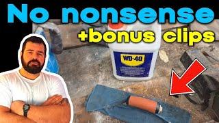 No More Soaking Trowels & looking after carbon steel