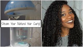 How To: Steaming My Natural Hair with Red Pro Hair Steamer